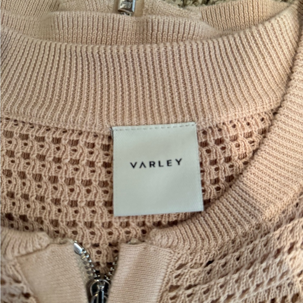 Varley Lai Lightweight Knit Jacket in moonlight color - Picture 7 of 8